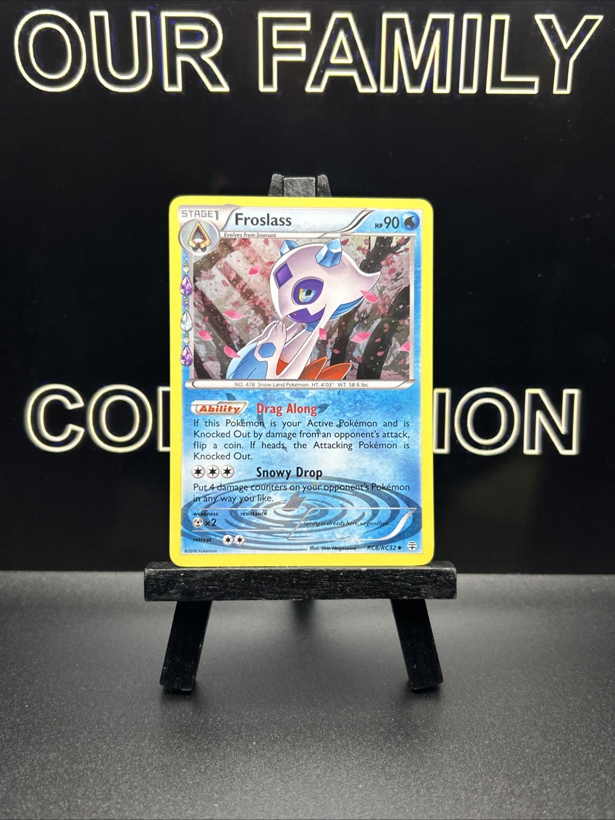 Pokemon Card Froslass  RC8/RC32 Generations Radiant Collection Holo NM