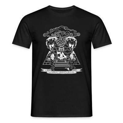 Rick And Morty Wubba Lubba Dub Dub Pyramide Männer T-Shirt