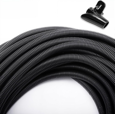 50 FT 1/2  Wire Loom Split Tubing Auto Wire Conduit Flexible Cover Plastic Cover