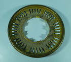 Antique Brass Oil Lamp Shade Support Carrier Gallery Ring, Fits 4" Dia. Shade #4