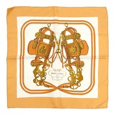 Hermes Carre 45 Brides de Gala Unisex Silk Sc...