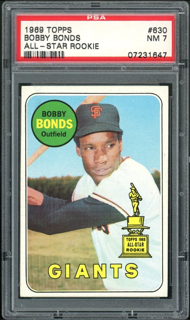 1969 Topps Bobby Bonds RC PSA 7 San Francisco Giants #630