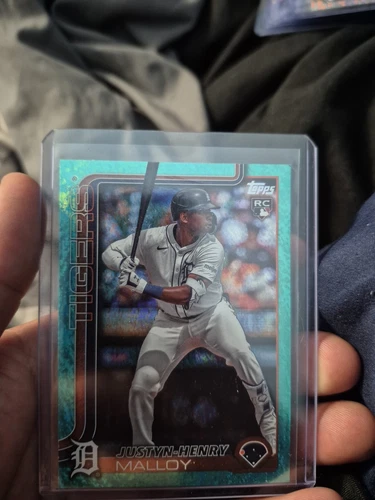 2025 Topps 1 Justyn-Henry Malloy #269 Aqua Foil RC