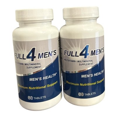 Full 4 Men s Multivitamin & Multimineral Supplement 120 Tablets   Men s Health