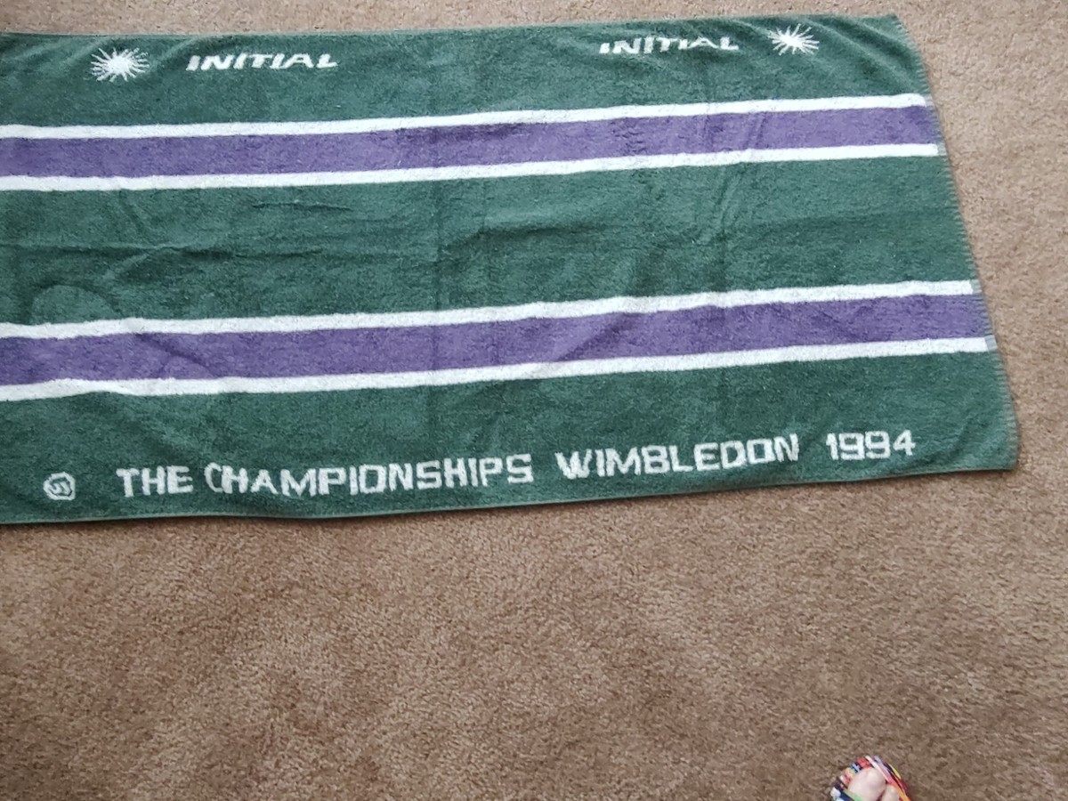 Wimbledon Tennis Memorabilia Vintage 1994 Championship Towel 25