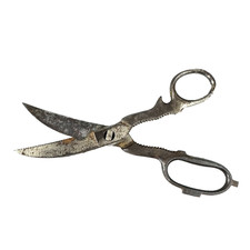 Vintage Kitchen Shears Rex Cutlery Italy Tudor K 200 8" Take Apart Scissors