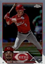 2023 Topps Chrome Update Matt Reynolds #USC3 Refractor Cincinnati Reds 3H