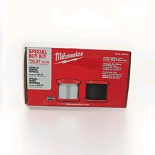 Filtro de vacío húmedo/seco HEPA Milwaukee M18/M12 (2 piezas)