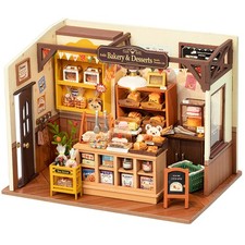 Kit Di Miniature Rolife Casa Fai Da Te Becca Pizzeria 3D Puzzle In Legno