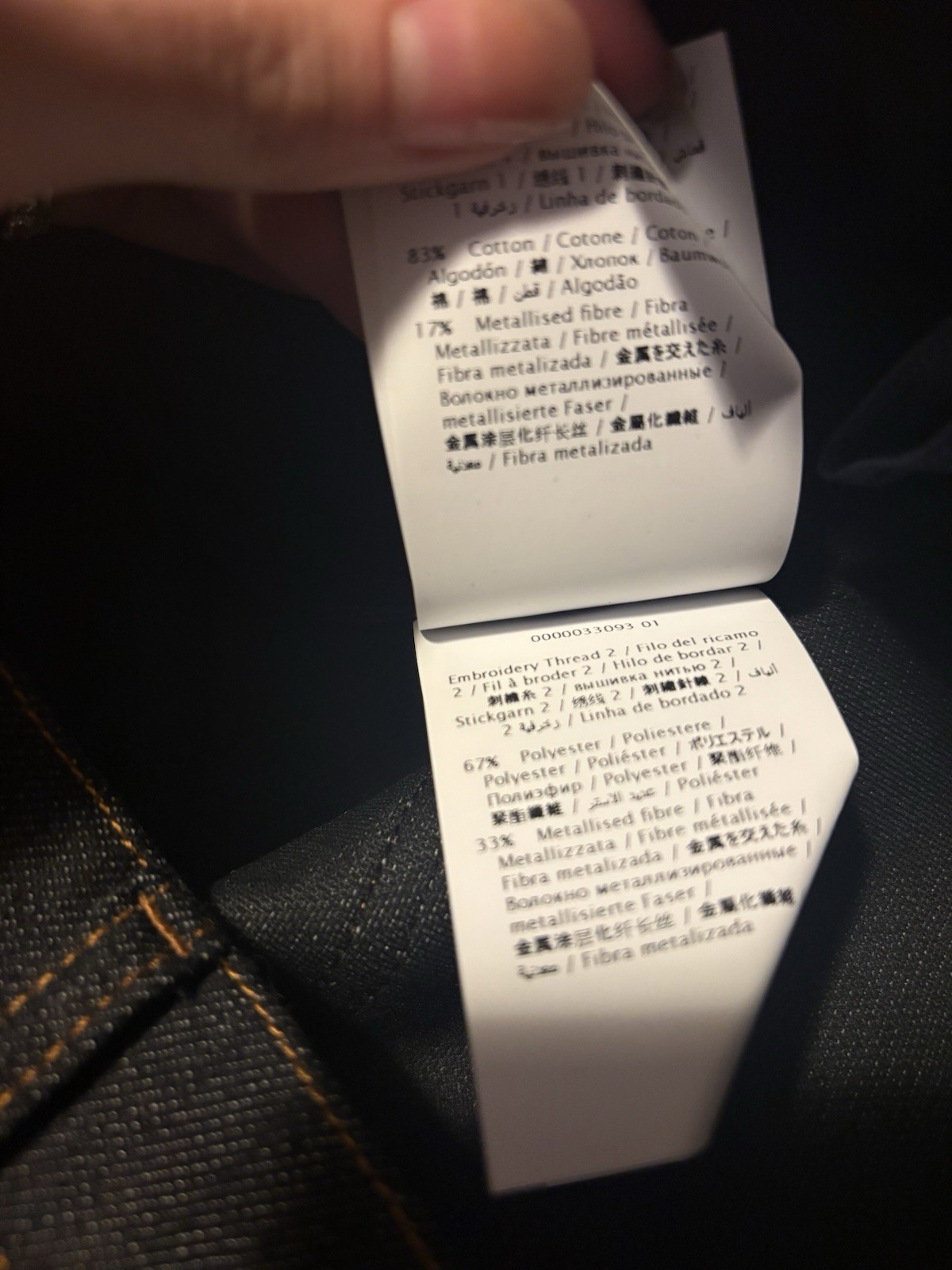 Valentino Garavani Astro Couture Women's Embroidered Jeans Dark Blue Size 25