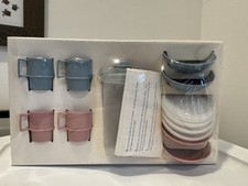 Vintage Tupperware Toys Kids Mini Serve It Party Set Pink  Blue Tuppertoys New
