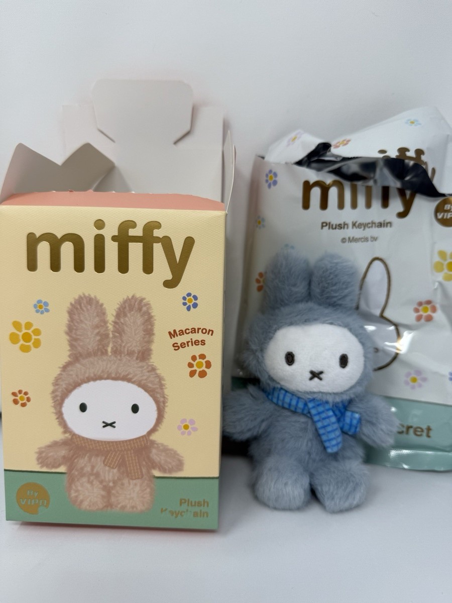 Authentic Vipo X Miffy Macaron Series 2 Plush Keychain
