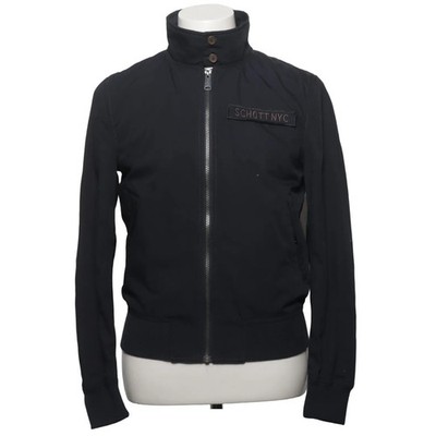 Schott Bros, Jacke, Herren, Größe: S, Schwarz, Baumwolle/Polyester #7le