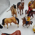 Lot of 12 Plastic Toy horse Figurines diamond p hong kong unmarkedHorses Ponies. — photo 8