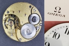 Rare Omega pocket watch movement face