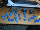 22 RE-ISSUE MARX UNION HERTIAGE  PLAY SET FIGURES