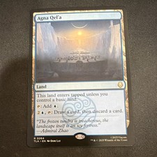 Magic The Gathering Agna Qel'a Rare Land Avatar The Last Airbender 0264 Blue NM