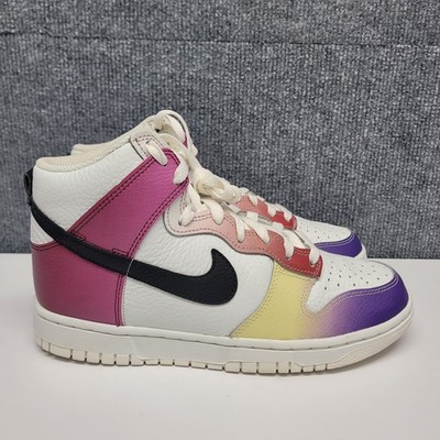 Nike Dunk High FD0802-100 ''Multi-Color Gradient'' Mens Sneaker Size 7.5