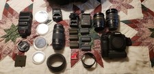 Canon Digital Camera EOS 40D Body, 3 Lens,6 Batteries charger, Flash, 4...