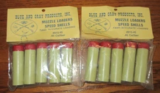 2 pks Muzzleloader Speed Tubes .45 Cal Blue & Gray Products 915-45 10 Tubes NOS