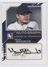 2011 ITG Heroes and Prospects Close Up Silver /190 Manny Banuelos Auto 1f0