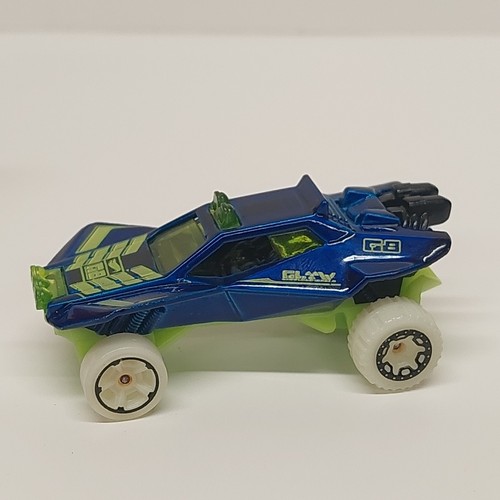 Hot Wheels Sandivore HW Glow Wheels Series 2017 Blue 1:64 Loose Free Shipping - Picture 4 of 5