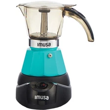 IMUSA GAU-18230 3-Cup Electric Moka Espresso - Teal