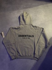 Image of Essentials FEAR OF GOD Dark Oatmeal Hoodie
