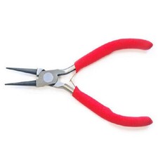 Beadsmith Color I.D. Flat Nose Pliers, Lapjoint Construction, Double Leaf Spring