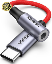 USB C to 3.5Mm Audio Adapter Type C to Headphone Aux Jack Dongle 24Bit/96Khz Hif