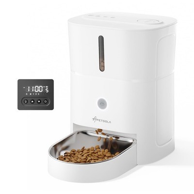 Automatic Cat Feeder, 2.4G Wi-Fi Cat Food Dispenser with APP Control, 3L Time...