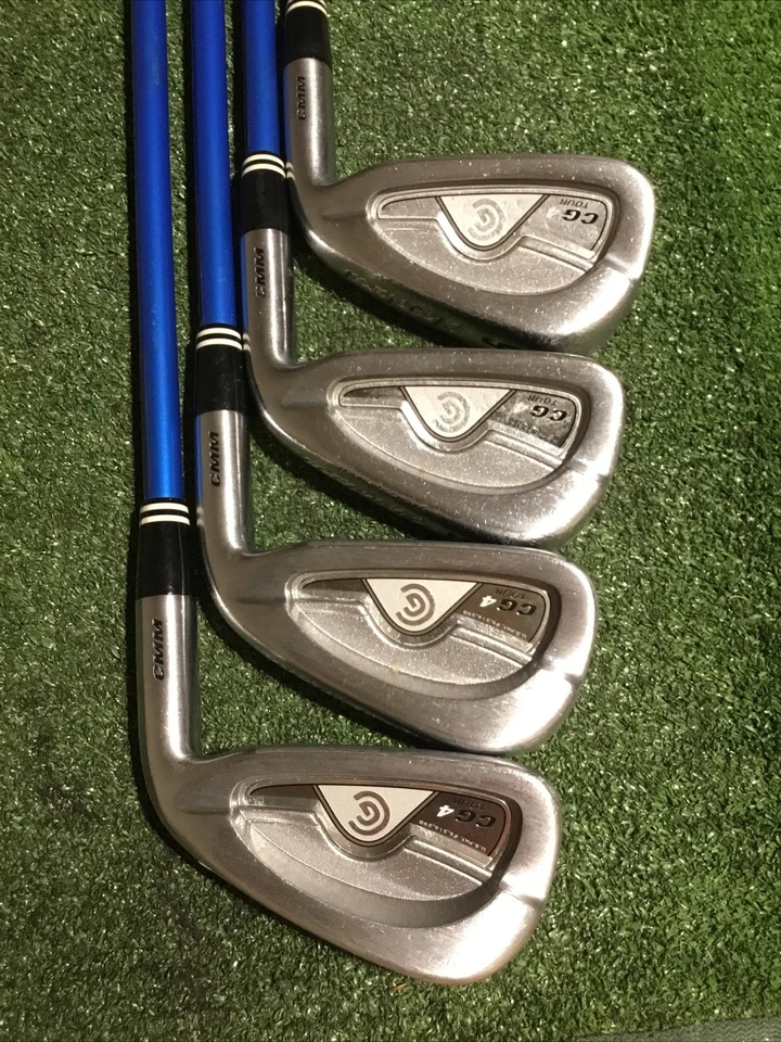 Cleveland CG4 Tour CMM Irons Set (3-PW) Stiff Grafalloy ProLaunch Blue Graphite - Image 3 of 4