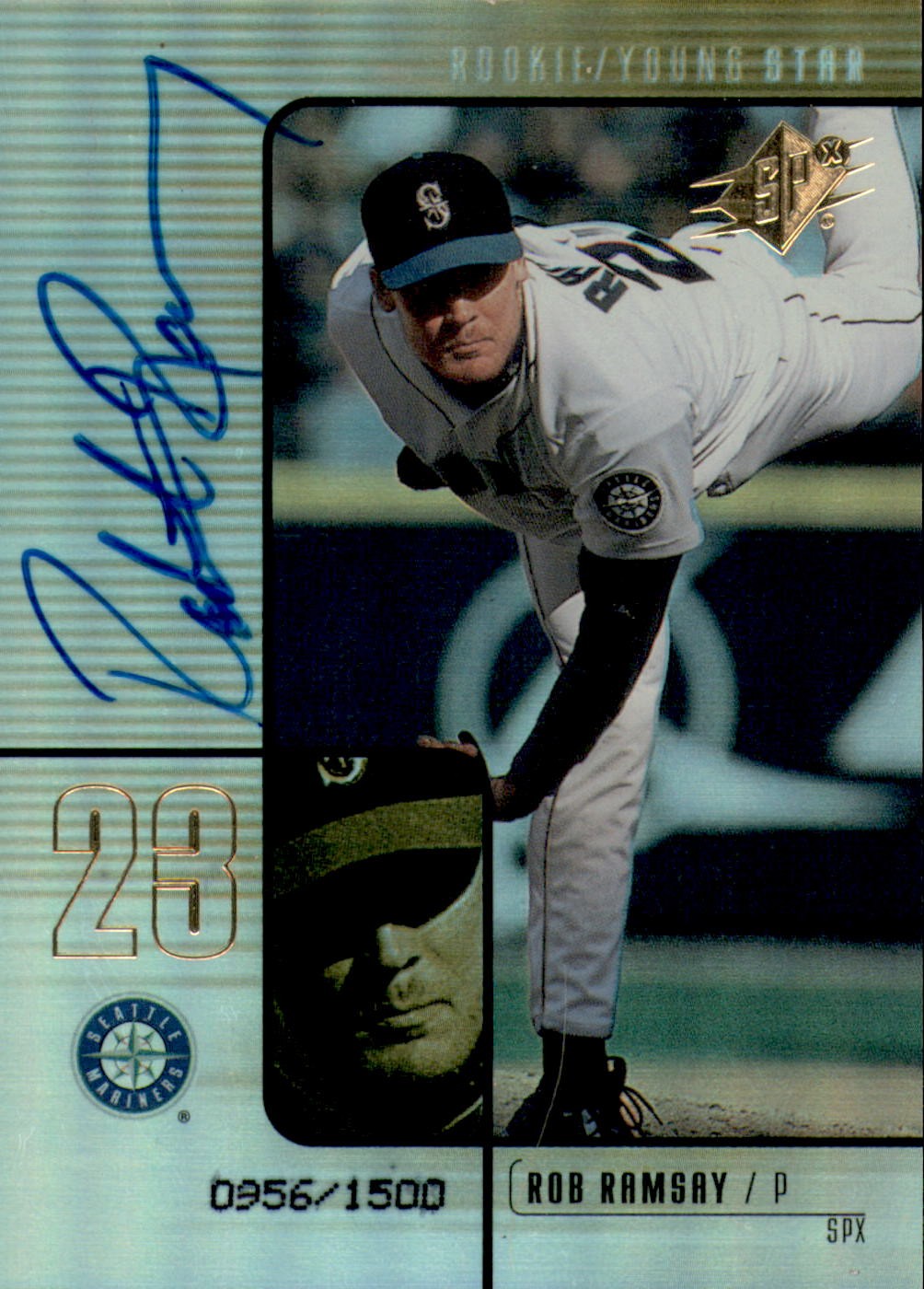 2000 SPx #100 Rob Ramsay Autograph Rookie Card RC Auto /1500