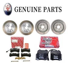 OEM GENUINE Maserati Ghibli & Quattroporte Front & Rear Brake Pads & Rotors Kit