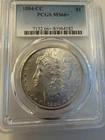1884-CC $1 Morgan Dollar PCGS MS 66+