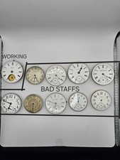 POCKET WATCH LOT WALTHAM  ELGIN FOR PARTS  REPAIR