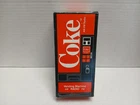 Vintage Coke Vending Machine Portable Radio AM/FM 1982 NOS