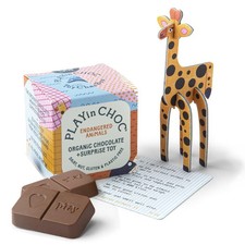ToyChoc Box Organic Chocolate Gift Box for Kids With Surprise 3D Puzzle Toy