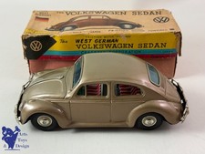 JOUET ANCIEN BANDAI CRAGSTAN JAPAN 11661 COX VOLKSWAGEN SEDAN FRICTION 20CM 1950