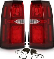LED Tail Lights Fits Chevy Suburban Tahoe 2015-2020 Red Lens Both Sides
