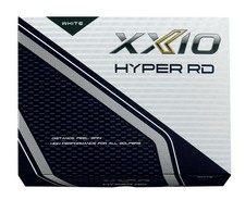 Dunlop Xxio Hyper Rd Golf Balls, 2025 Model, 1/2 Dozen 6 Balls , White 