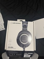 Audio-Technica ATH-M50x Black Over-Ear Studio Headphones Detachable Foldable
