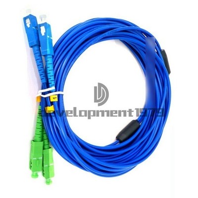 Armored Cable SC/UPC-SC/APC Single-Mode 9/125 Duplex Fiber Optic Patch Cord 10M 
