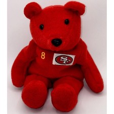 Vintage 1999 Steve Young Plush Bear 8 San Francisco 49ers Salvino's Bammers