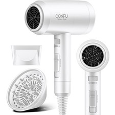 CONFU 1800W Hair Dryer, Ionic Hair Blow Dryer, Lightweight Hair Dryers with C...