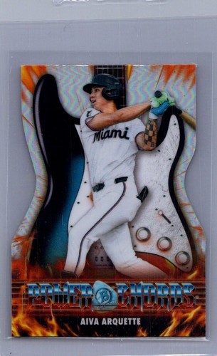2026 Bowman Aiva Arquette Chrome Power Chords Die Cut Marlins