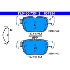 ATE BREMSBELÄGE SATZ HINTERACHSE PASSEND FÜR AUDI A3 CUPRA FORMENTOR LEON SEAT
