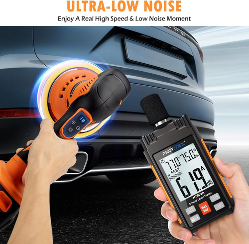 Cordless Car Buffer Polisher, Car Polishing Kit with 21V 2 X 4.0Ah Batteries, Or - Picture 7 of 8