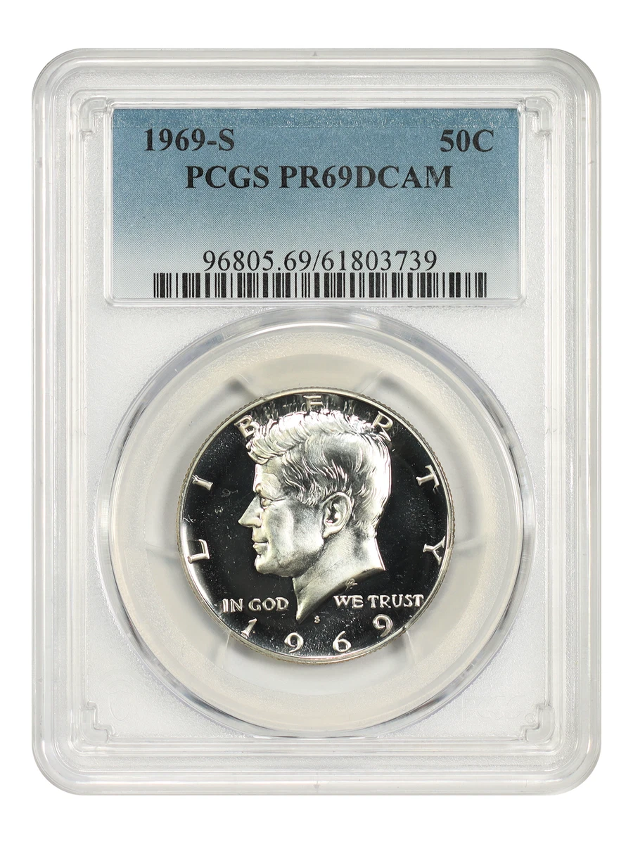 PR 69 Graded 1969 Kennedy US Half Dollars (1964-Now) for sale | eBay