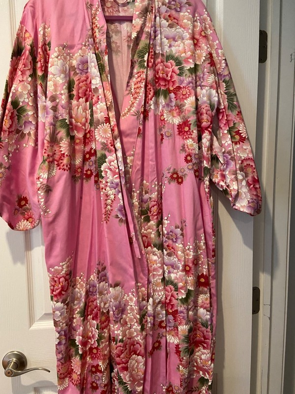 Smithsonian Institution 100% Cotton Floral Kimono M/8/10/12/14